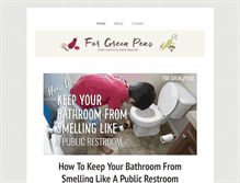 Tablet Screenshot of forgreenpeas.com